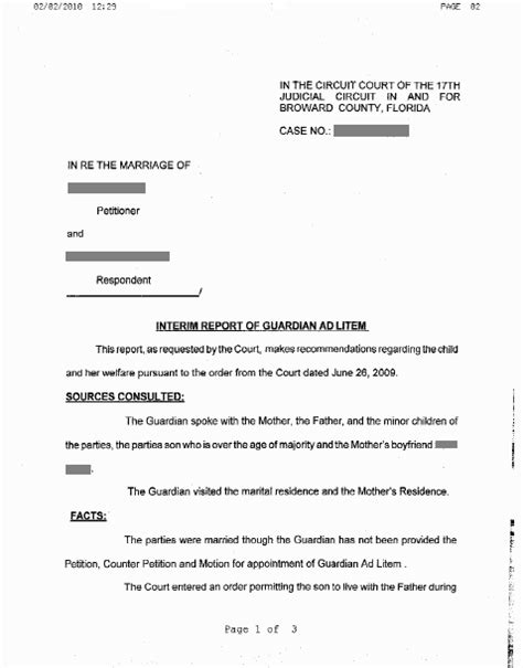 how to get a guardian ad litem