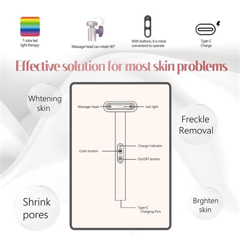 7 En 1 LED Light Therapy Masseur Visage pour Maroc | Ubuy
