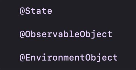 Understanding Swiftui Property Wrappers State Observedobject And