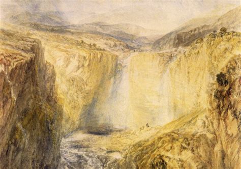 Fall Of The Trees Yorkshire C1825 C1826 Jmw Turner