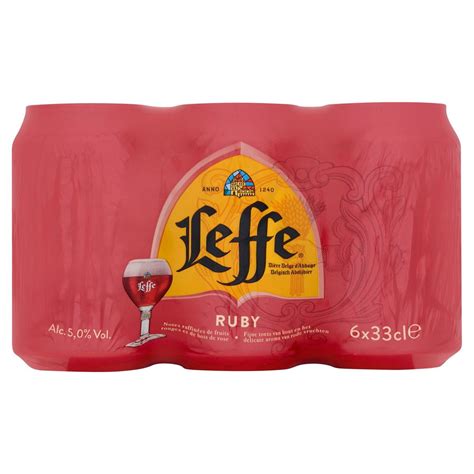 Leffe Bi Re Belge D Abbaye Ruby Canettes X Cl Carrefour Site