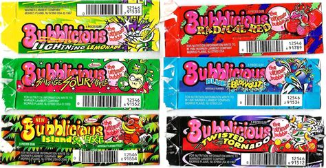 Bubblicious Gum Wrappers Assorted 1994 2000 A Photo On Flickriver