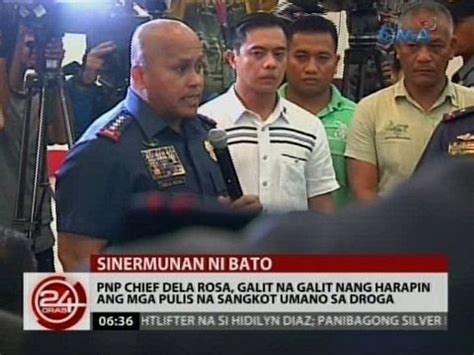 Oras Pnp Chief Dela Rosa Galit Na Galit Nang Harapin Ang Mga Pulis