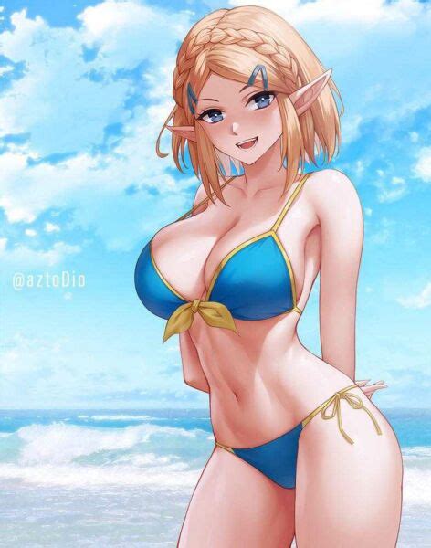 Swimsuit Zelda AztoDio The Legend Of Zelda Hentai Arena