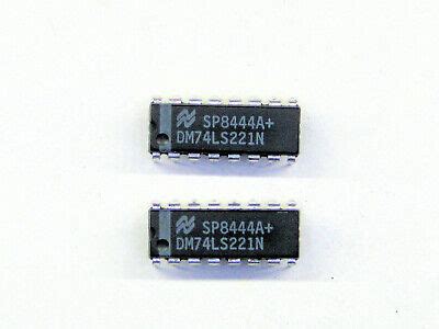 DM74LS221N Original National 16P DIP IC 2 Pcs EBay