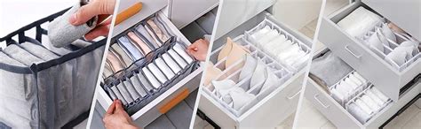 Rivieval Underwear Drawer Organiser Underwear Organizer And Storage Of