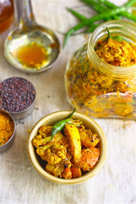 Gobhi Gajar Ka Achar Recipe Fun Food Frolic