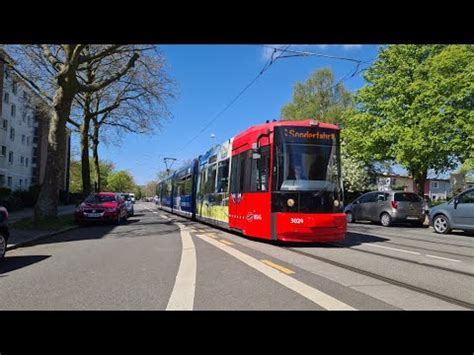 Abendliche Mitfahrt Im Gt N Tw Von Rotes Kreuz Krankenhaus Nach