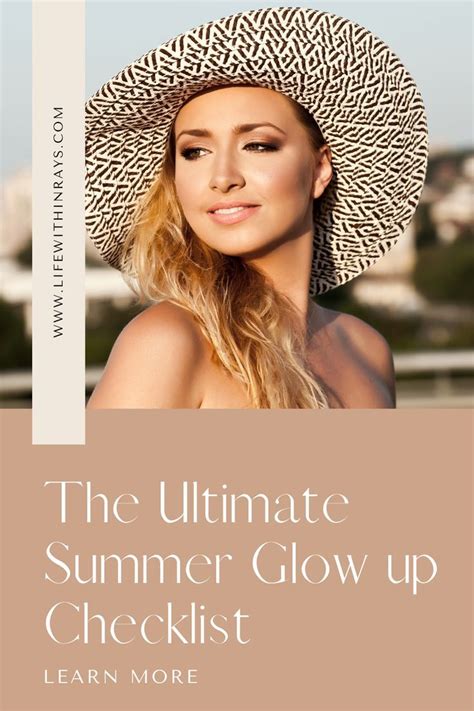 10 Steps For The Ultimate Summer Glow Up Checklist Selfcare Summer