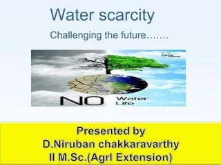 Water Scarcity In India Ppt