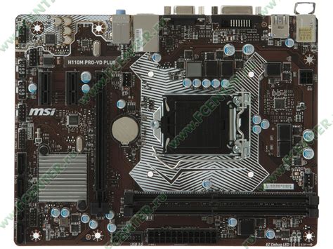 Материнская плата MSI "H110M PRO-VD PLUS" - купить Материнские платы в ...