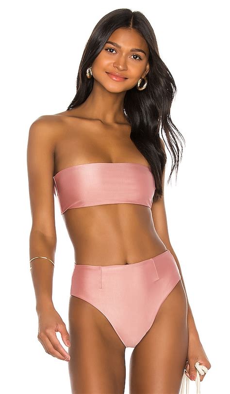 HAIGHT Marcella Bikini Top In Rose Tan REVOLVE