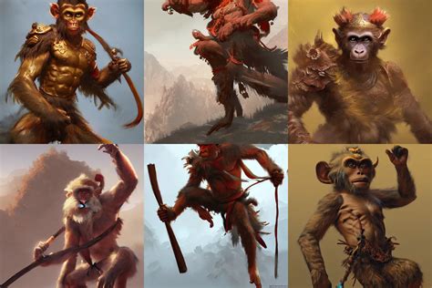 Tang Mo Humanoid Monkey Fantasy Race Wukong Monkey Stable