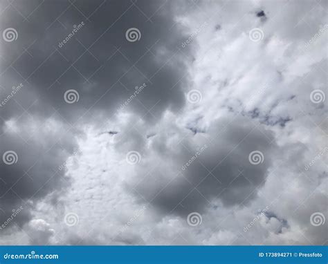 Overcast Weather Sky Stock Image Image Of Rain Beautiful 173894271