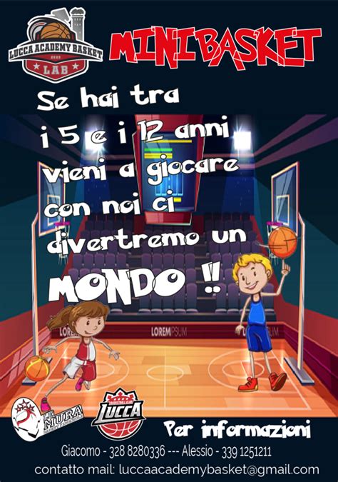 Aperte Le Iscrizioni Al Minibasket Del Lucca Academy Basket