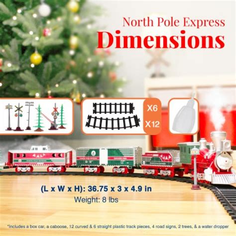 Lionel Trains North Pole Express Holiday Train 29 Piece Set With Smoke