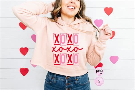 Xoxo Retro Valentine Sublimation Design Graphic By Styledhomesvg