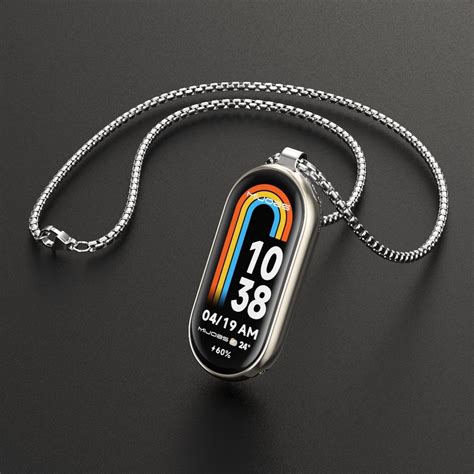 For Xiaomi Mi Band Mijobs Metal Pendant Stainless Steel Watch