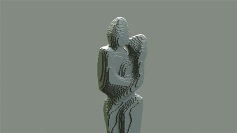 Love Couple Sculpture 3D Model - TurboSquid 1905633