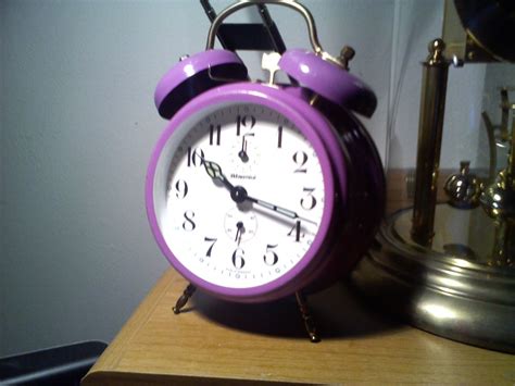 70s Not Sure Wedgefield Twin Bell Purple Alarm Clock Collectors Weekly