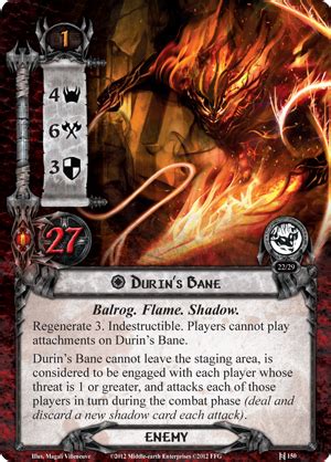 Magali Villeneuve Blog The Lord Of The Rings Lcg The Balrog Durin S