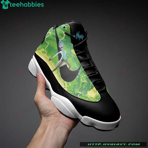 Rick And Morty Nike Air Jordan 13 Sneaker Shoes