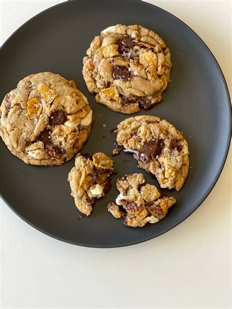 Cornflake And Marshmallow Chocolate Chip Cookies Audreysaurus