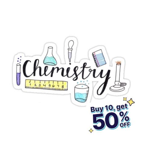 Chemistry Sticker for Sale by abbyresnic2024 徽章