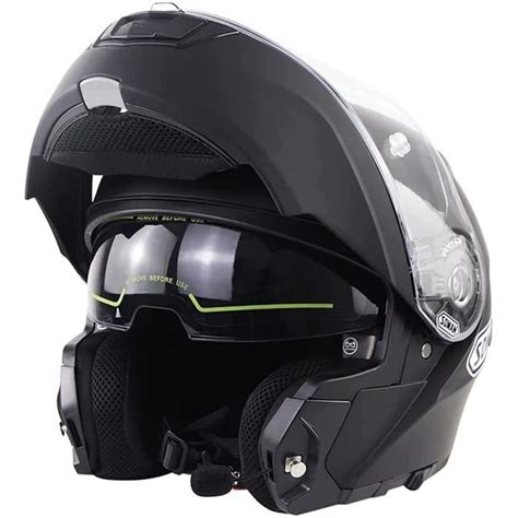 Casque Moto Modulable Bluetooth Int Gr Homologu Ece Dot Casque De