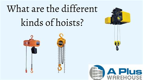 What Are The Different Types Of Chain Hoists Youtube