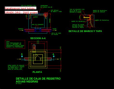 Kanalizasyon Vana Odas Kutusu Dwg Projesi Autocad Projeler Hot Sex