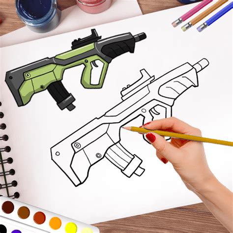 Mastering Gun Drawing A Step By Step Guide