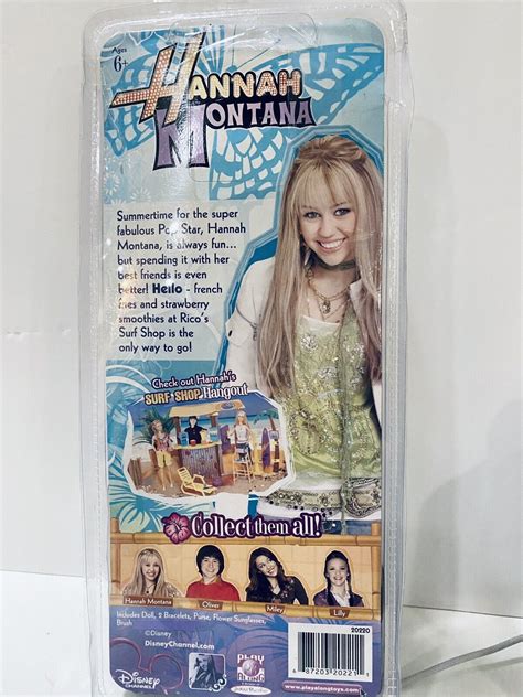 Rare 2007 Hannah Montana Doll Hannahs Summer Must Haves Disney Jakks Pacific New Ebay