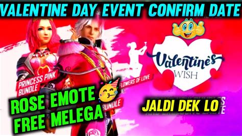 Valentine Wish Event Free Fire 2022 Free Fire Valentine Day Event