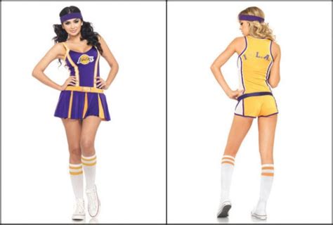 Halloween And The Hardwood Nba Licenses Dance Team Costumes For Lakers