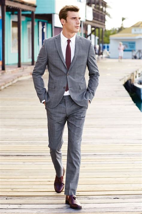 Pin By Antti Seilonen On Fashion Guides Grey Suit Brown Shoes Gray