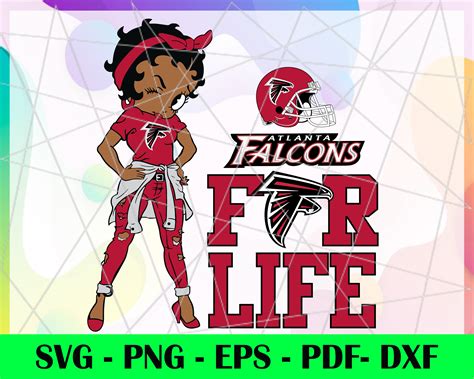 The Atlanta Falcons Football Team Is Depicted In This Graphic Art File