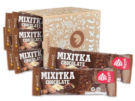 Pieczone Mixitki BEZ GLUTENU Czekolada 8 Szt Mixit Pl