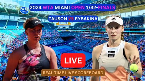 Elena Rybakina Vs Clara Tauson Live Score Update Today Womens Tennis