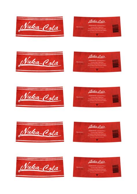 Nuka Cola Printable Label