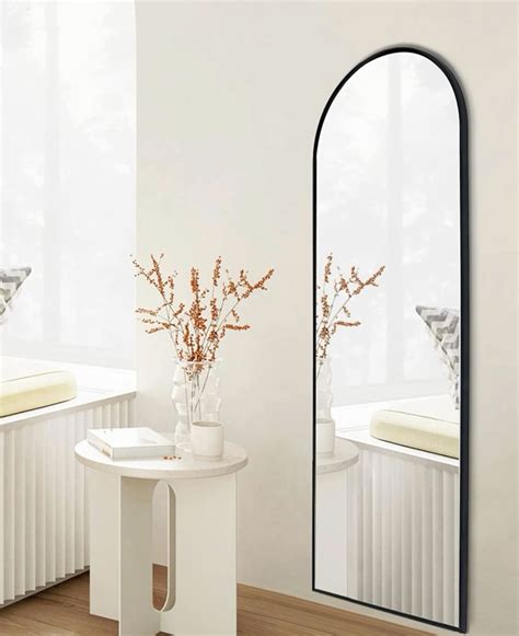 Vlush X Arched Full Length Mirror Floor Mirror With Stand Arch