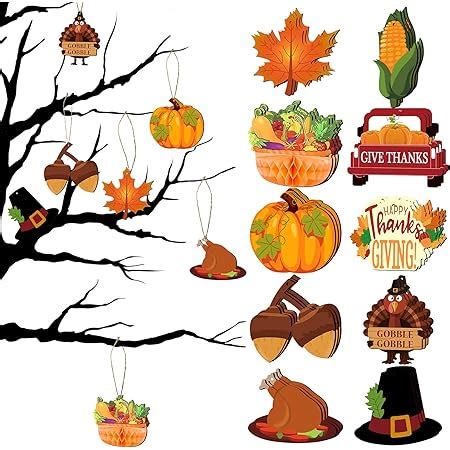 Amazon Joy Bang Thanksgiving Cutouts Pcs Fall Turkey Pumpkin