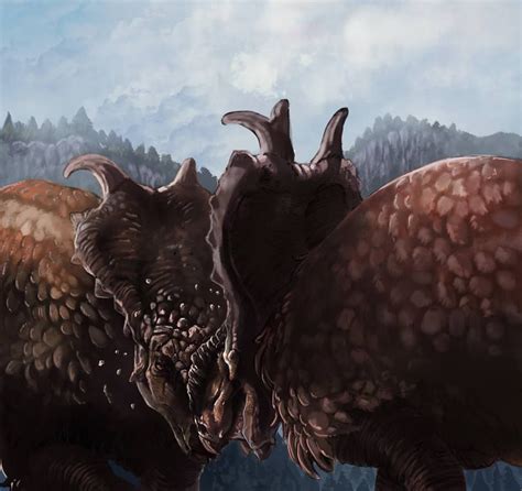 Pachyrhinosaurus canadensis by Pierre Huot | Pré história, Dinossauros, Animais