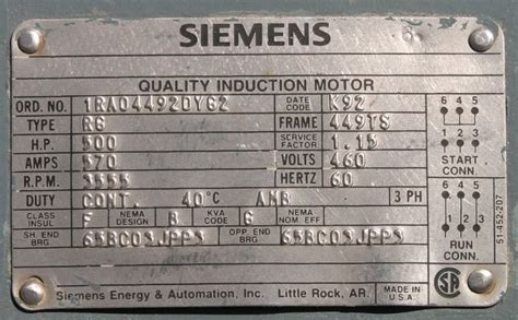 Selection of contactor and overload relay for DOL starter