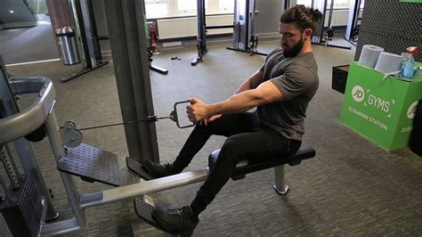 How To Do Seated One Arm Cable Pulley Rows Exercise Demo YouTube