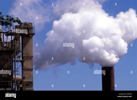 Industrial Smoke Stack Stock Photo Alamy