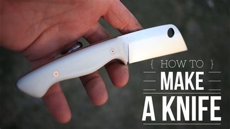 How to make a knife - YouTube