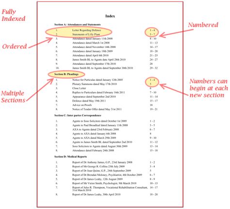 How To Index And Paginate Documents With Bundledocs Bundledocs