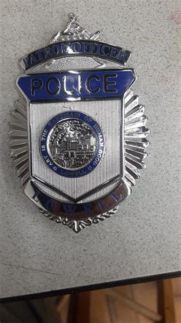 Collectors Badges Auctions Lowell Massachusetts Police Patrol Officer