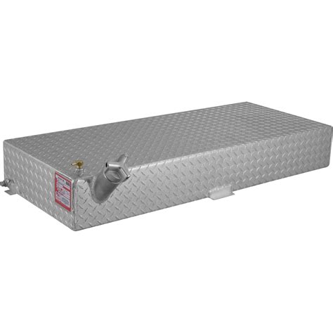 Rds Aluminum Auxiliary Fuel Tank 20gallon Rectangular Diamond Plate Primadian